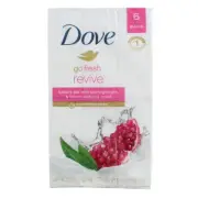 4 Pack Dove Go Fresh Revive Moisturizer Cream Bars, Lemon Verbena, 3.75 oz, 6 Ct