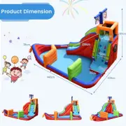 Children's Pirate Adventure Inflatable Water Park with Slide and Games