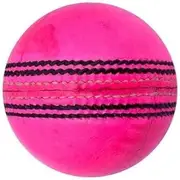 SM'SAI MUSICALS Leather Hand Made Cricket Ball Made by Experienced Craftsman - 4 Pieces (Pink)