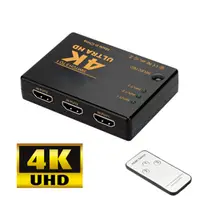 在飛比找PChome24h購物優惠-標準4K2K HDMI 3進1出遙控切換器(UH-7593C