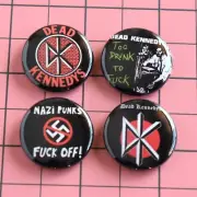 DEAD KENNEDYS Pin Badges Punk Rock Pins x4 (25mm)