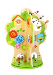 Tooky Toys Interactive Children's/Kids/Toddlers Activity Tree w/Mazes/Gears 24m+