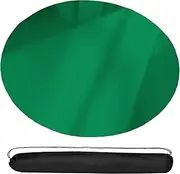 Solid Color Round Mahjong Pad Round Poker Mat for Mahjong Mat with Carrying Bag(Green,39.3inx39.3in)