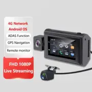 Car 3INCH 4G Android 2G+32G 3 Lens Dash Cam Camera DVR WIFI GPS Navigator Logger (for: Honda Civic)