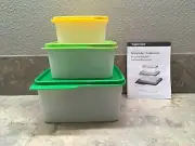 Tupperware Keep Tabs Set Of 3
