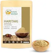 Herbs Botanica Pure Natural Haritaki Powder (Harad) (Terminalia chebula) | 5.3 oz (150 GMS) | Herbs from India | for Detoxication | Colon Cleanser | Healthy Colon | Vegan