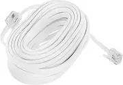Happyyami Landline Telephone Extension Cable with PC Connector Durable and Flexible Cord for Use Enhanced Signal for Optimal Connectivity