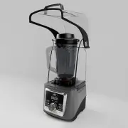 2200W Commercial Blender with Sound Enclosure, 135OZ Large Capacity Quiet Blende
