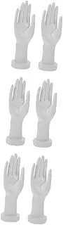 MAGICLULU 3sets Hand Sculpture Jewelry Organizer Novelty Bracelet Holder Rack for Retail Store Ring Stand Display Stand -purpose Hand Model Props 2pcs*3