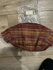 Longaberger Crocus Basket Liner NEW Toboso Plaid fabric
