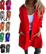 [Generic] Cedar And Ash Jacket, Cedar and Ash Single Breasted Hooded Jacket, Women Casual Single Breasted Hooded Jacket Spring