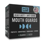 Moldable Mouth Guards for Teeth Grinding Clenching Relief (4 Pcs)