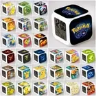 P0kémon Pikachu Alarm Clock LED Flash Digital Watch Night Light Lamp Cube Clock