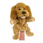 Hansa - Poodle Dog Puppet - Realistic Animal Stuffed Plush Toy - 28cm