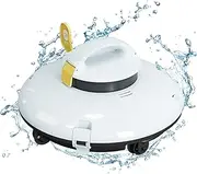 Compatible with Lydsto Cordless Robotic Pool Cleaner Automatic Swimming Pool Vacuum Cleaner Wireless Robot Vacuum Cleaner Compatible with Pool Auto-Parking (Color : White, Size : US)