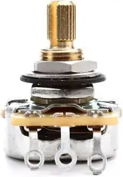 EMERSON CUSTOM CTS A250K 250K AUDIO LOGARITHMIC SPLIT SHAFT POTENTIOMETER