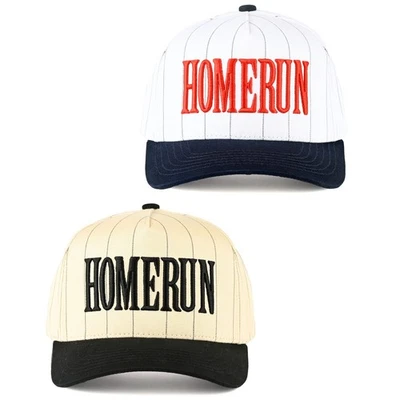 C.C Unisex HOME RUN Letter Embroidered Trucker Snapback Baseball Cap Hat