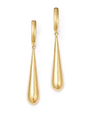 Bloomingdale's Fine Collection Teardrop Cuff Earrings in 14K Yellow Gold