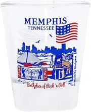 Memphis Tennessee Great American Cities Collection Shot Glass