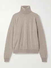 [SAINT LAURENT] SAINT LAURENT - Cashmere Turtleneck Sweater - Beige - XS XS Neutrals
