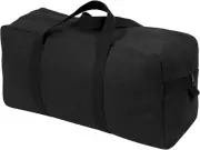 Rothco Canvas Tanker Style Tool Bag, 19? x 9? x 6?, Black