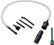 EZ SPARES 7PCS Micro Vacuum Attachment,7 Piece Universal Vacuum Cleaner Attachment, Mini Micro Kit Keyboard Crevice Cleaning Tool Brush Kit