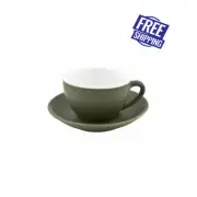 36x Cappuccino Cup & Saucer Set Sage Green 200mL Bevande Coffee Cups Tea Cafe