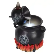 Pouring Cauldrons Backflow Incense Holder Burner | Battery Powered | Flames