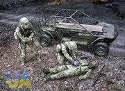 Master Box 35246 1/35 Buggy Mongoose. Ukrainian Battlefield Evacuation with Crew