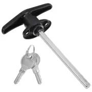 Garage Door T-handle Replacement Lock Cabinet with Key Barn Handles Hardware