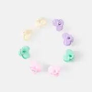 8 Pack Bow Claw Hair Clips