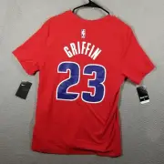 Detroit Pistons Nike Blake Griffin #23 T-shirt Jersey Men Medium NWT