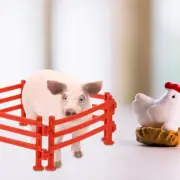 50 Pcs Farm Fence Toys Garden Fencing Zoo Accessories Fences for Animals Barn