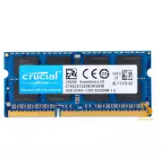 Crucial 8GB PC3-10600S DDR3 RAM 1333Mhz SODIMM Laptop Memory 1.5V 204Pin NON-ECC