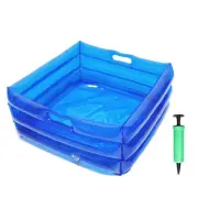 Collapsible Pool Footbath Multifunctional Inflatable Foot Wash Basin Portable