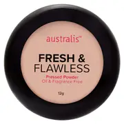 Australis AC Fresh and Flawless Pressed Powder Makeup - Darkest Brown Matte