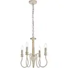 Chandelier Rustic Farmhouse Kitchen Bedroom Candlestick Ceiling Lighting Fixture