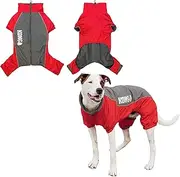 KONG Red Full Coverage Snowsuit for Dogs, Large