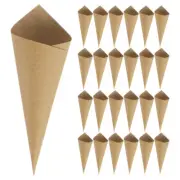 90pcs Paper Confetti Cones Foldable Craft Paper Tapers Cone Candy Holder Party