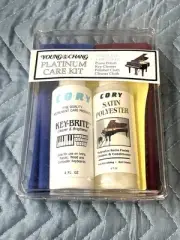 Young Chang Platinum 4pc Care Kit Cory Piano Polish, Key Cleaner, Cleaner Cloths