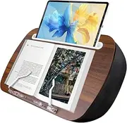 Book Stands Book Holder for Reading in Bed Multifunctional Hands Free Desk Reading Pillow, Portable Laptop Tray with Bean Bag Cushion Laptop Desk Laptop Stand for Sofa Bed