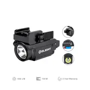 Olight Baldr RL Mini 600 lumens Tactical Flashlight/Red Laser Combo