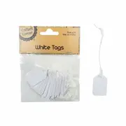 Krafters Korner White Tags 50 Pack