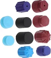 SOLUSTRE 10pcs Ac Charging Port Caps Automotive Ac Parts Air Conditioning System Protection