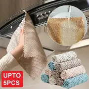 Cotton Tea Towels Kitchen Home Dining Bar Linen Cloths Dishe Cleaning Cloths