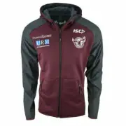 Manly Warringah Sea Eagles NRL Mens Workout Tech Pro Hoody 2019 ISC BNWTS