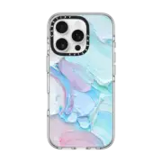 iPhone 16 Pro Clear Case MagSafe Compatible Pastel Dreams