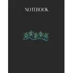 NOTEBOOK: BABY SEA TURTLES VINTAGE BEACH LOVELY COMPOSITION NOTES NOTEBOOK FOR WORK MARBLE SIZE COLLEGE RULE LINED FOR STUDENT J