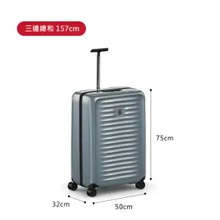 【VICTORINOX 瑞士維氏】Airox 29吋硬殼行李箱(灰色)