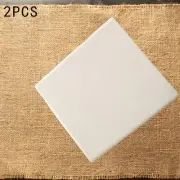 2x Upholstery Foam Slow Rebound Replacement White Foam Board Foam Seat Pads